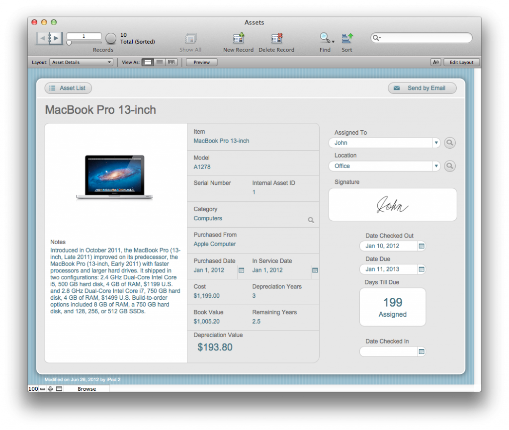 filemaker pro 11 for ipad filemaker pro 11 for ipad